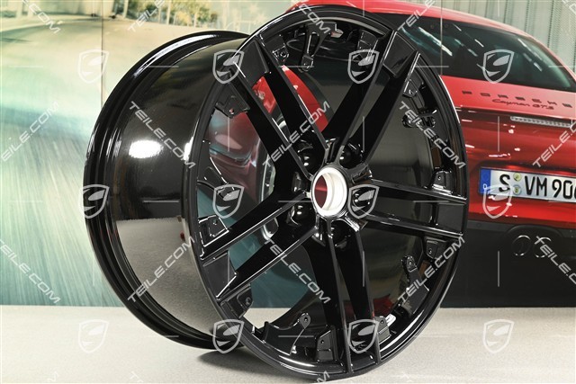 21" Exclusive Design wheel, 11.5J x 21 ET66, rear, high-gloss black, R