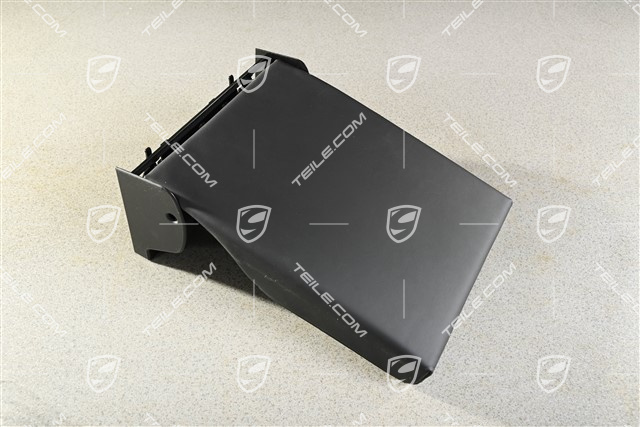 Rücksitze Armlehne, Glattleder, Schwarz