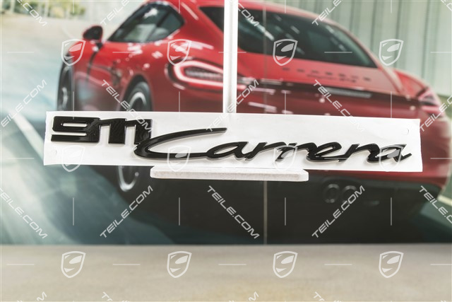 Logo/inscription "911 Carrera", black
