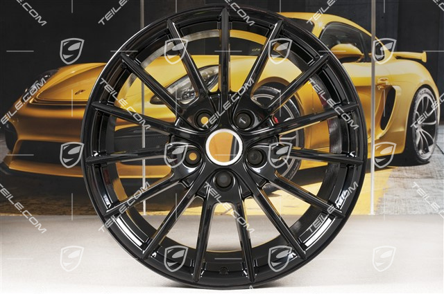 20" Felge Panamera Sport, 11,5J x 20 ET63, in Schwarz Hochglanz