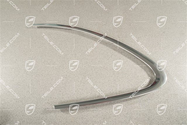 Cover strip, side window, aluminium, L