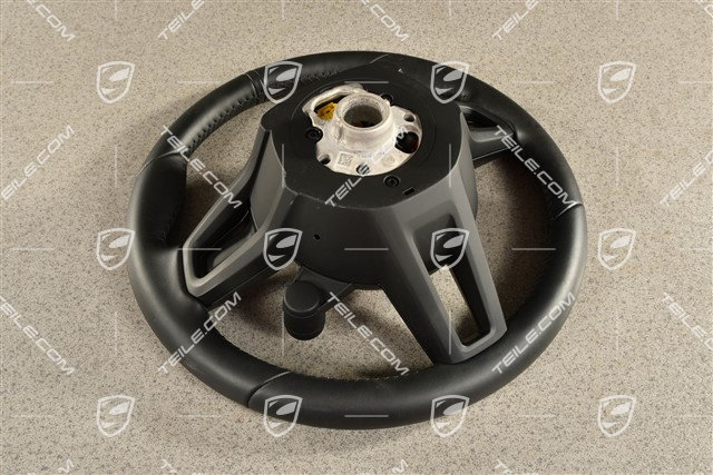 Sportlenkrad GT Leder Basaltschwarz/Merantibraun, Multifunktion, Heizung