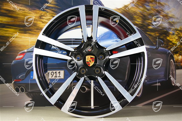 21" felga Turbo II, 10J x 21 ET50, czarny wysoki połysk