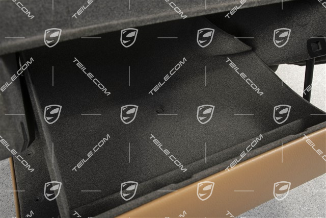 Glove compartment, leatherette, sand beige, complete