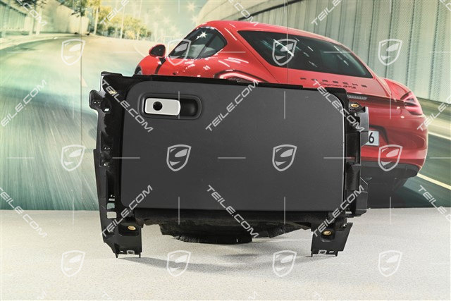 Ablagekasten, Kunstleder, Schwarz