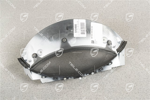 Dashboard trim / Instrument cluster cover, Galvano silver