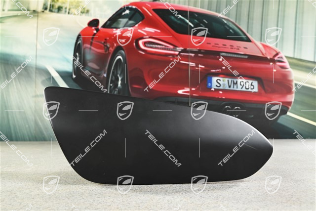 GT3 RS, Spoiler, lateral part of wing, Black matte, R