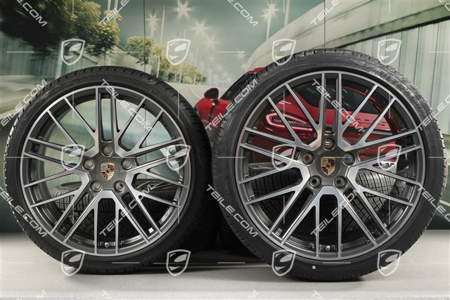 20/21-inch Turbo V winter wheel set, wheel rims 8,5J x 20 ET40 + 11J x 21 ET66 + Goodyear winter tyres 245/35 R20 + 305/30 R21
