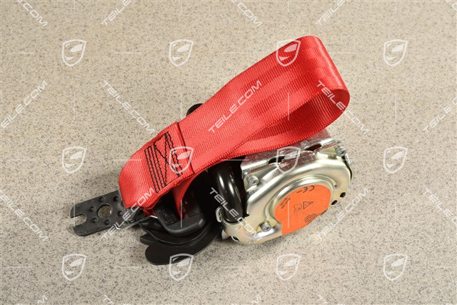 Pas bezpieczeństwa tylny, Czerwony, kontrola zapięcia pasa wizualna i akustyczna, L