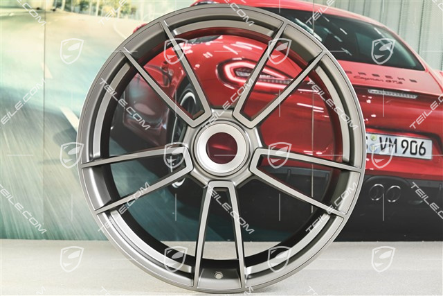 21-inch Turbo S wheel rim, 11,5J x 21 ET67, Platinum satin-mat