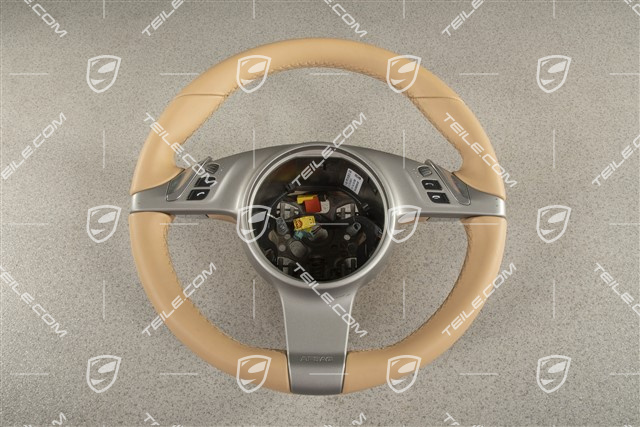 Kierownica, tiptronic / PDK, multifunkcyjna, beżowa (Luxorbeige)
