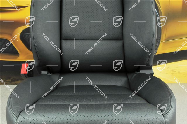 Sitz, el. einstellbar, Kunstleder, schwarz, ohne Airbag, L