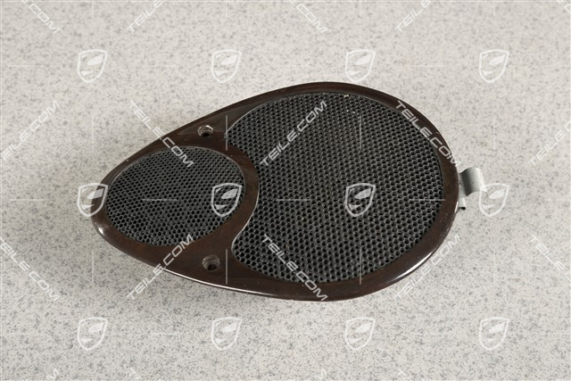 Głośnik, Ciemne drzewo klonowe, Czarny, Coupe / Targa, tylny, R