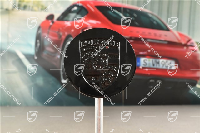 Radzierdeckel, schwarz hochglanz