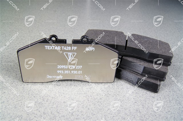 Brake pad set, C2 / C4, L+R Brake pad set, C2 / C4, L+R