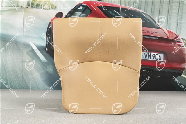 Back seat lower / cushion, Cabrio, Leatherette, Sande beige, L