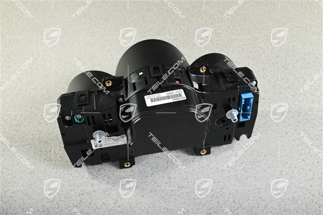 Turbo, Kombiinstrument / Tacho, Zifferblatt Schwarz