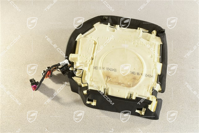 Rear seat, leather/aclantara, black, R