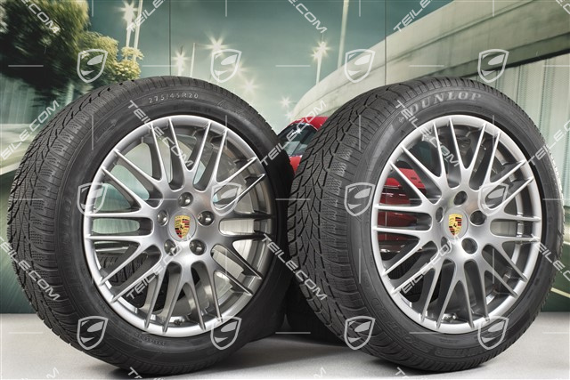 20" RS Spyder Winterräder Satz, Felgen 9J x 20 ET 57 + Dunlop SP Winter Sport 3D Reifen 275/45 R20, mit RDK-Sensoren