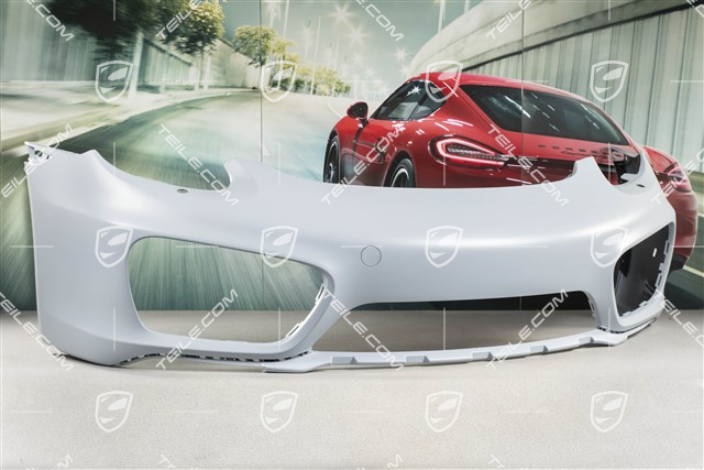 Zderzak przedni, z otworami na spryskiwacze reflektorów, bez otworów na czujniki parkowania