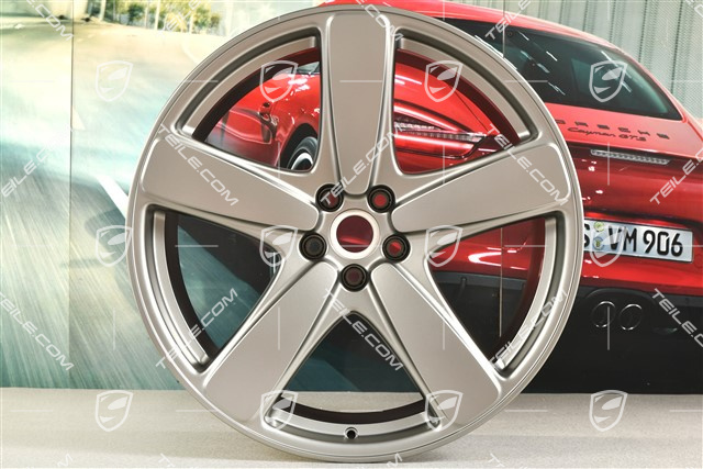 21" Felge "Sport Classic", 9,5J x 21 ET 27, platinum seidenmatt