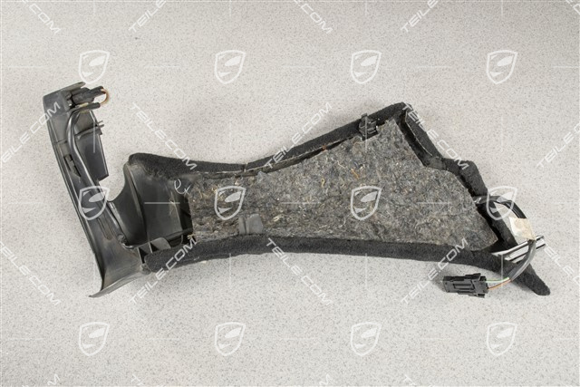 Verkleidung Sicherheitsgurt, Teppich, Schwarz, L