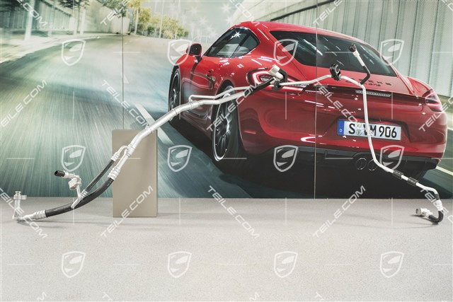 Przewód ciśnieniowy, Skraplacz-Nagrzewnica, 4.2L 281KW TDI