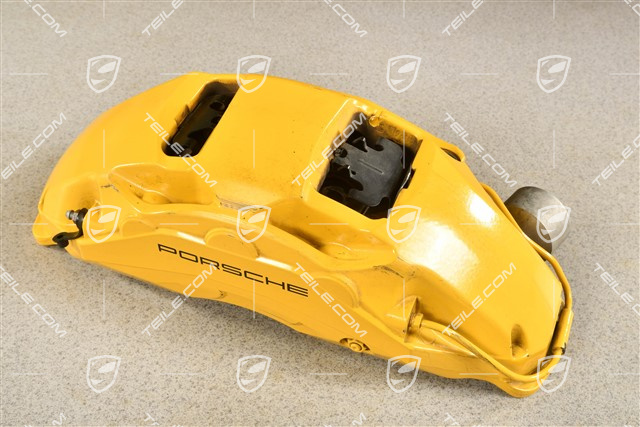 PCCB brake calliper, yellow, L