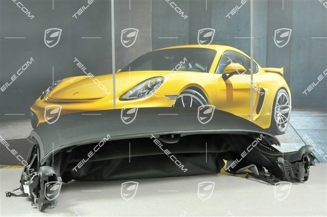 Convertible top, complete, glass window, black