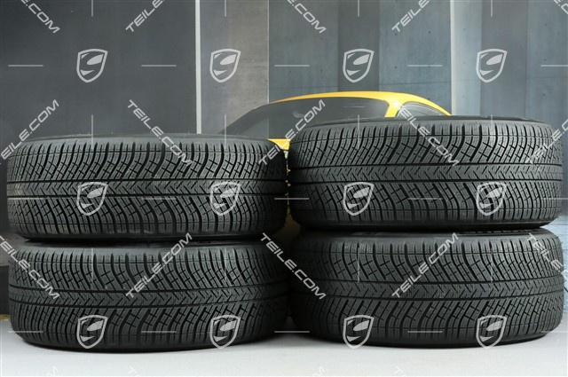 19" Cayenne S Winterräder Satz, Felgen 8,5J x 19 ET47 + 9,5J x 19 ET54 + NEUE Michelin Winterreifen 255/55 R19 + 275/50 R19, mit RDK-Sensoren