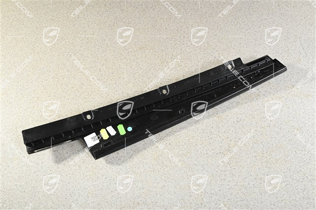 B-Säule Außen Blende, Vorne, Schwarz, R