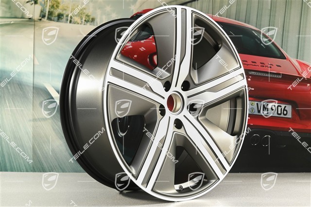 22-inch wheel rim Macan Exclusive Design, 9J x 22 ET29, Turbonite, left