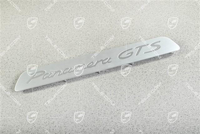Blende, Einstiegleiste, Vorne, Aluminium-gebürstet, GTS, L=R