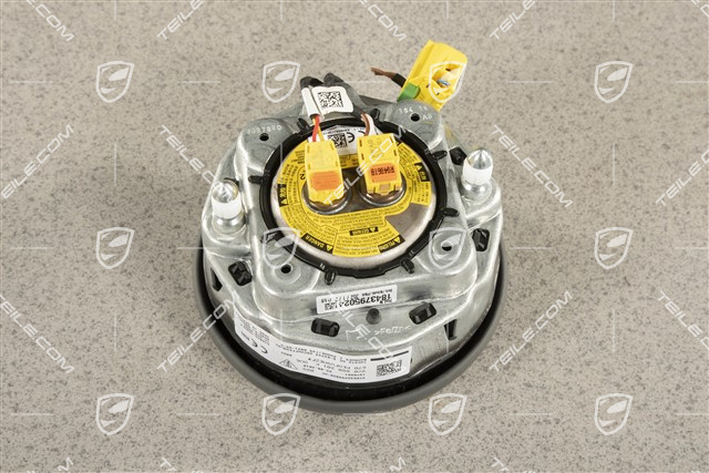 Airbag unit, steering wheel, Leather, Slate Grey USA
