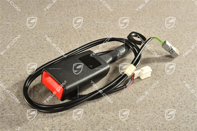 Seat belt buckle, front, USA, R