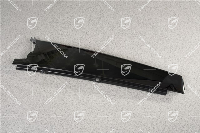 Rear door, B-pillar outer cover / trim, L