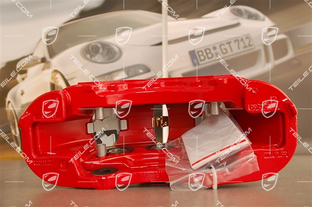 Zacisk hamulcowy, czerwony, L