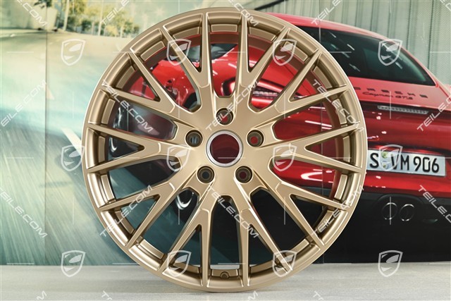 21-inch wheel rim set Panamera Exclusive Design, 9,5J x 21 ET71 + 11,5J x 21 ET69, neodyme