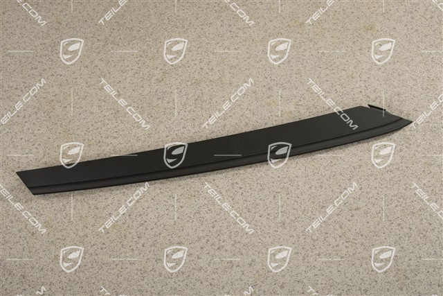Front bumper disc / trim, Sport Design Package, upper, Black matt, R