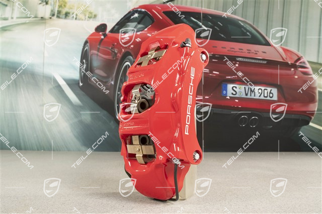 GTS 4,0L, Zacisk przedniej osi, czerwony, R