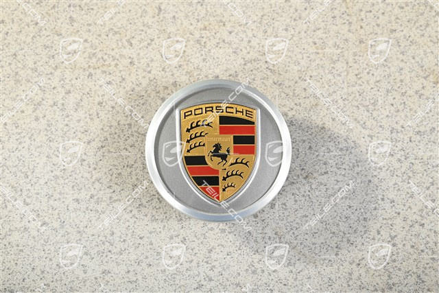 Radzierdeckel, Platinsilber / silber