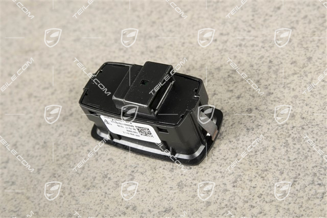 Przycisk elektrycznie sterowanego haka, Czarny mat