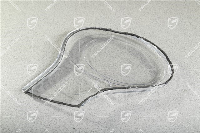 Litronic headlight lens (bi-xenon), smooth, L
