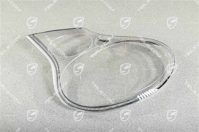 Litronic-Scheinwerferglas (Bi-Xenon), geriffelt, L