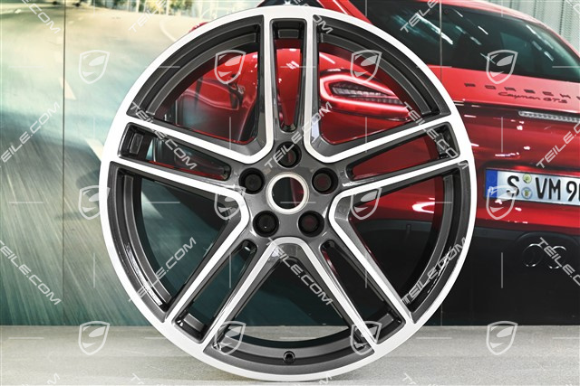 20" Felga "Macan Turbo", 10J x 20 ET19, BORBET, Titanium