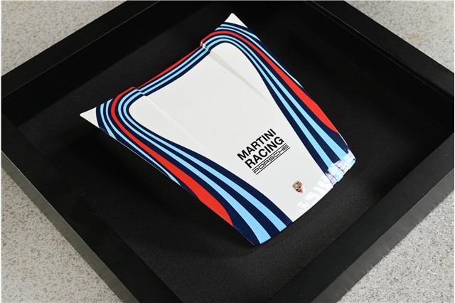 911, Mini Front Hood, Martini, white/multicolor, 1:8