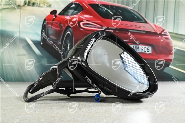 Lusterko kompletne, prawe, ściemniane, z kamerą