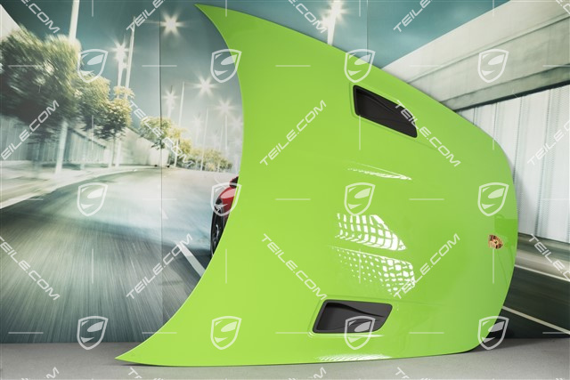 Lid front, Carbon, lacquered, complete, incl. air inlets, GT3RS II