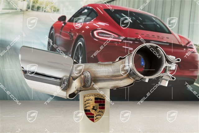 Końcówka rury wydechowej, sportowa, Boxster S/Cayman S