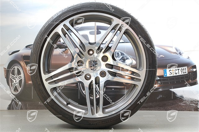 19" Komplet kół letnich Turbo I, felgi 8 J x 19 ET 57 + 11 J x 19 ET 51 + opony 235/35 ZR 19 + 305 /30 ZR 19